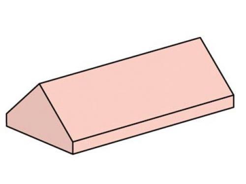 2x4 Sand Red Ridge Roof Tiles, Steep Sloped