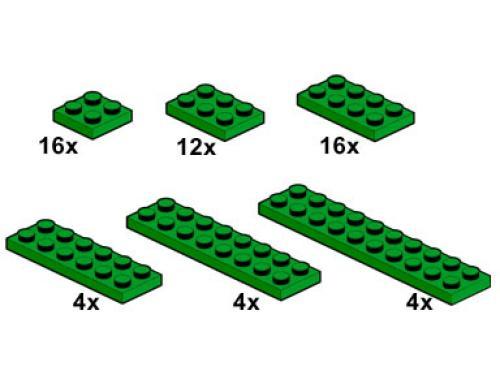 Dark Green Plates