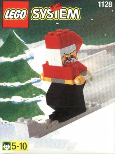 Skiing Santa