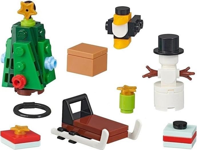 The LEGO Christmas Games Book Parts