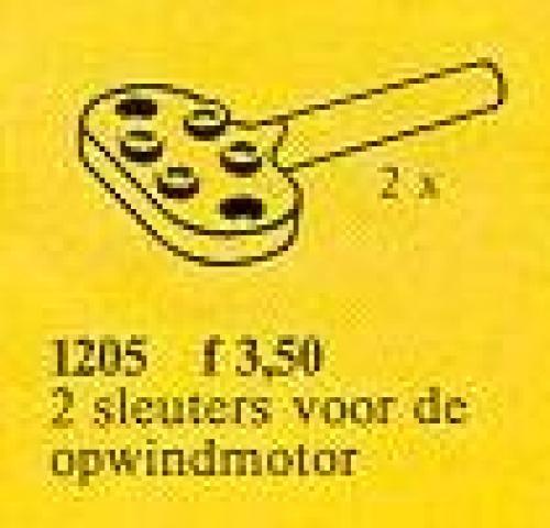 Keys for wind-up motor