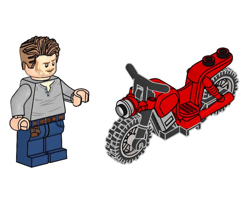 Owen with Motorcycle
