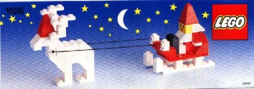 Santa with Reindeer and Sleigh