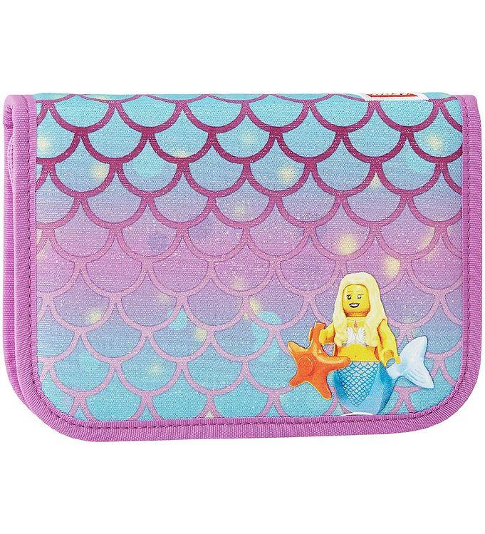 Mermaid Pencil Case with Pencils