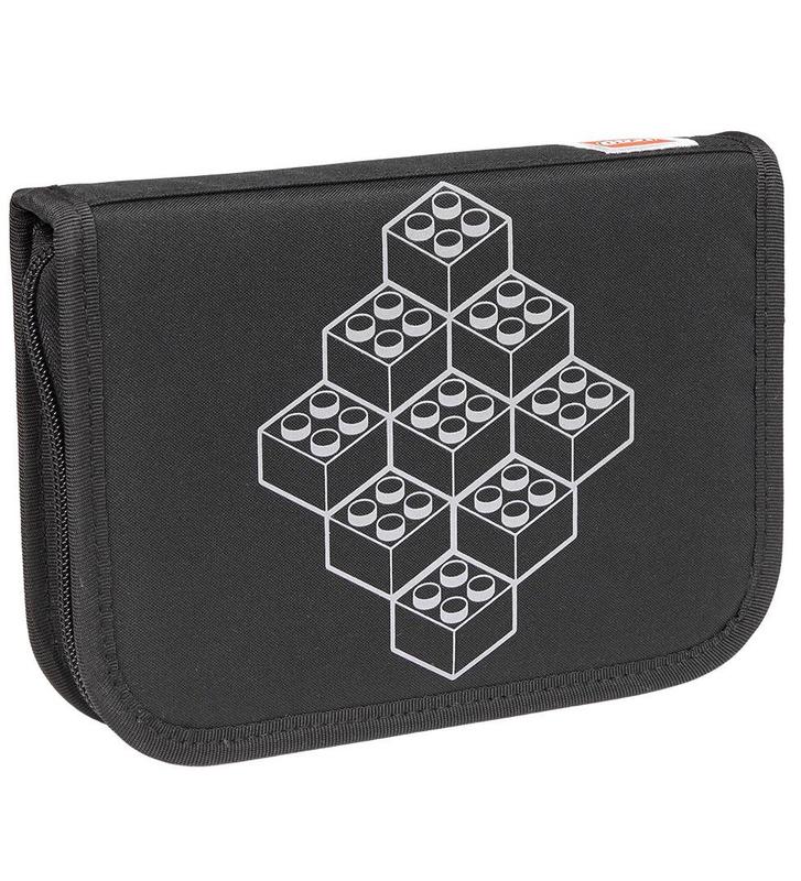 Bricks Pencil Case with Pencils