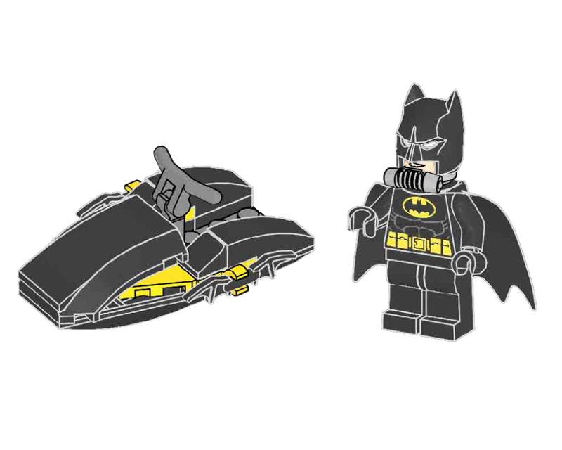 Batman with Jet Ski