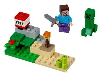 Minecraft Steve and Creeper Set