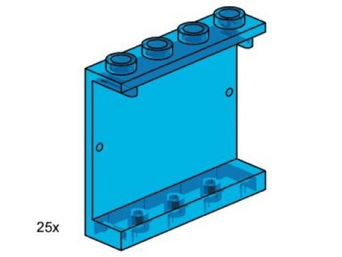 1x3x4 Wall Element Transparent Blue