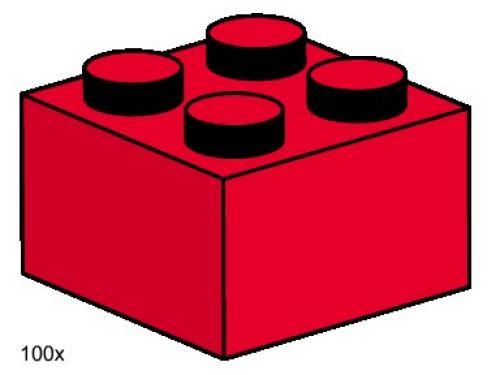 2x2 Red Bricks
