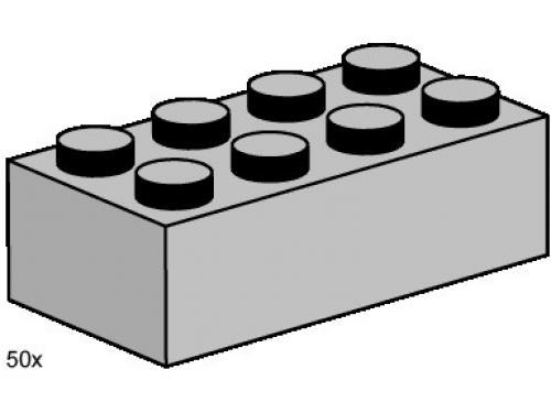 2x4 Light Grey Bricks