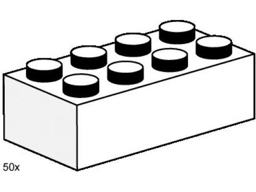 2x4 White Bricks
