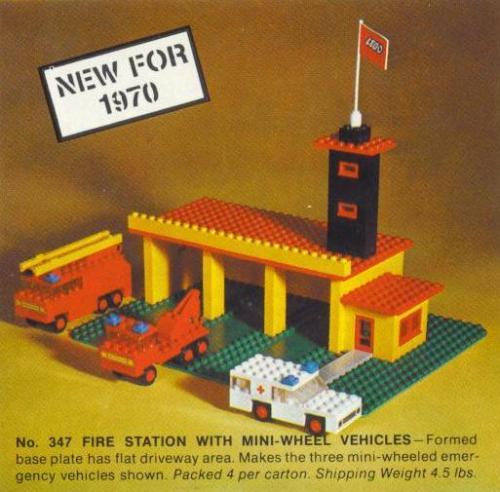 Fire Station with Mini-Wheel Vehicles