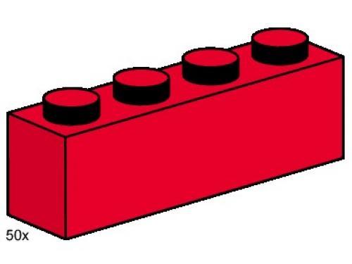 1x4 Red Bricks