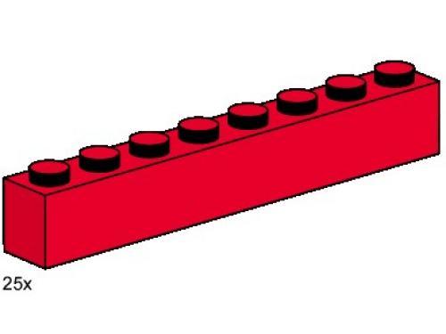1x8 Red Bricks