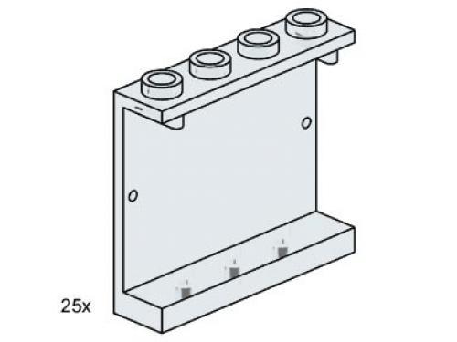 1x4x3 Wall Element Clear