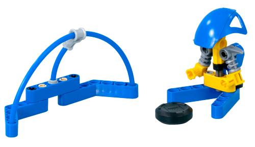 Blue Player and Goal