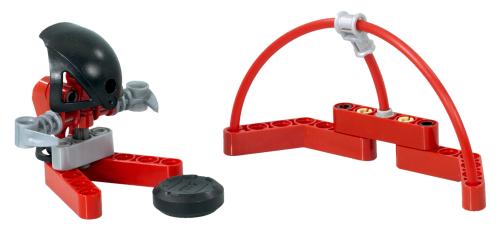 Red Player and Goal