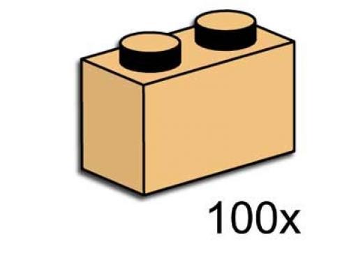 1x2 Tan Bricks