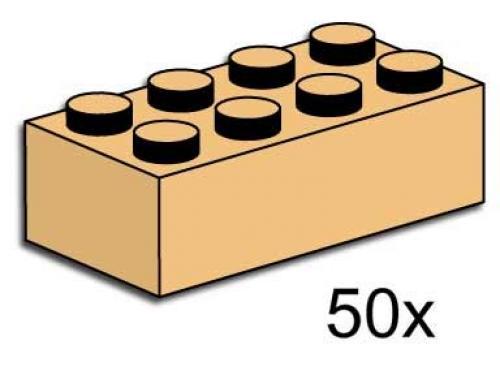 2x4 Tan Bricks