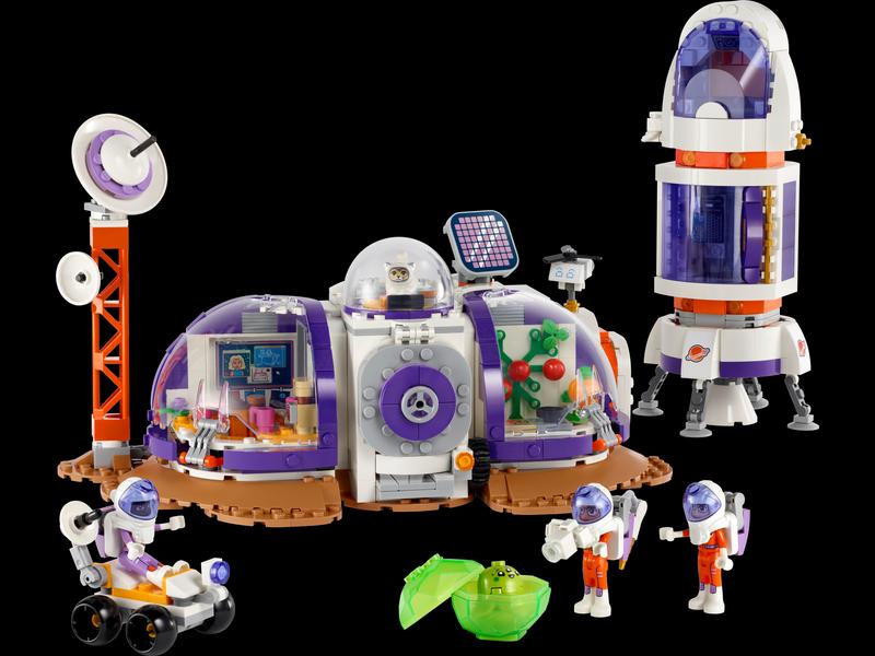 Mars Space Base and Rocket