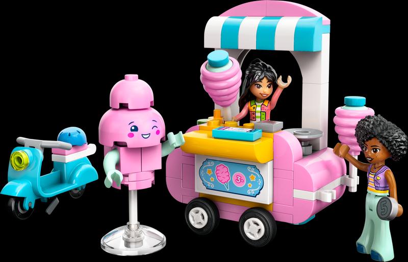 Cotton Candy Stand and Scooter