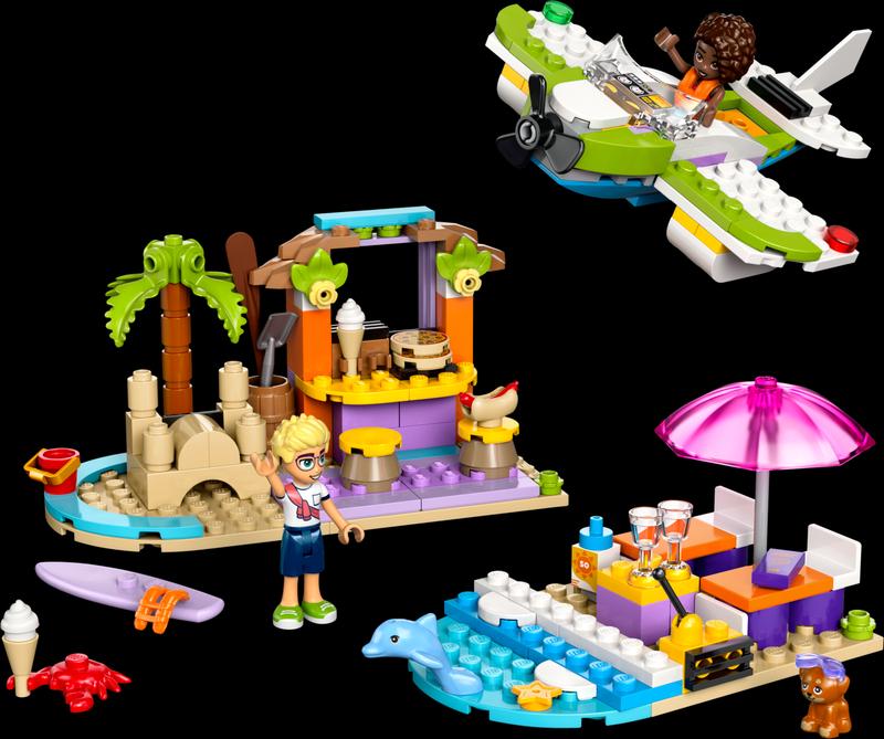 Creative Beach and Travel Suitcase