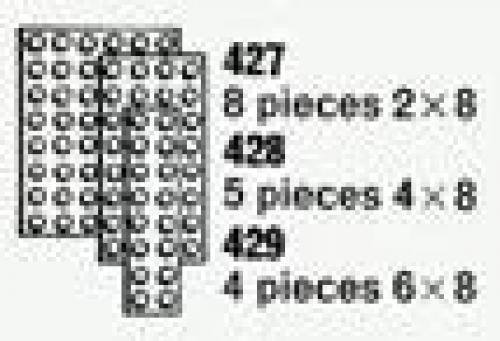 4 x 8 Assorted Base Plates