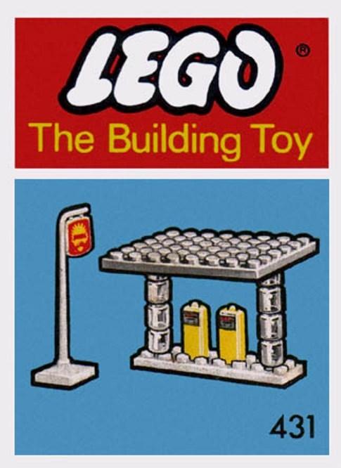 Garage Door and Esso Pumps