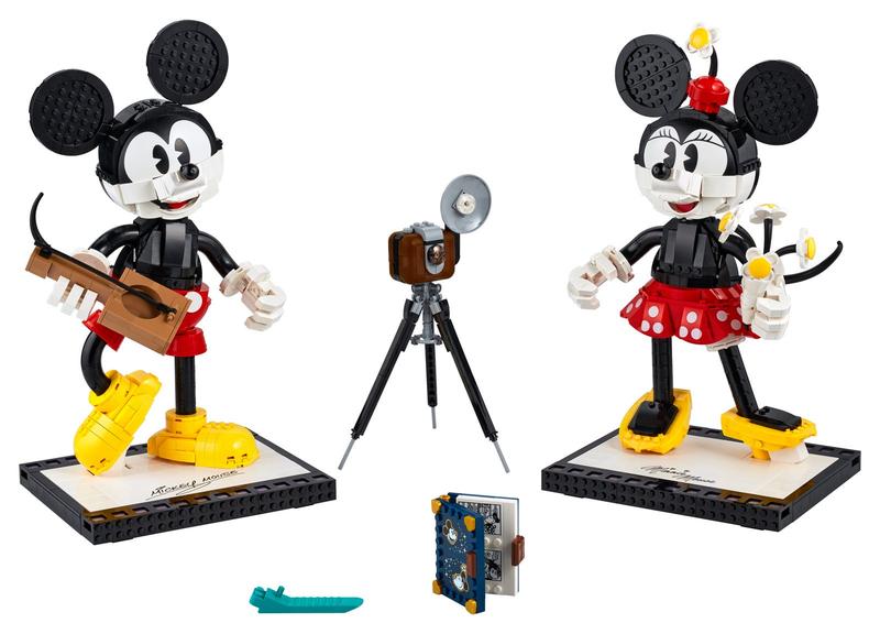 Mickey Mouse and Minnie Mouse Buildable Characters