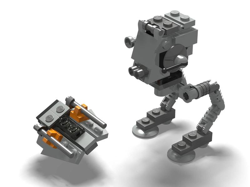 AT-ST & Snowspeeder