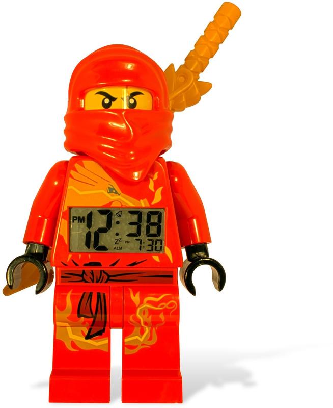 Ninjago Kai Minifigure Clock
