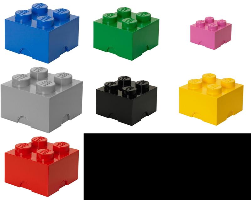 4-stud Blue Storage Brick