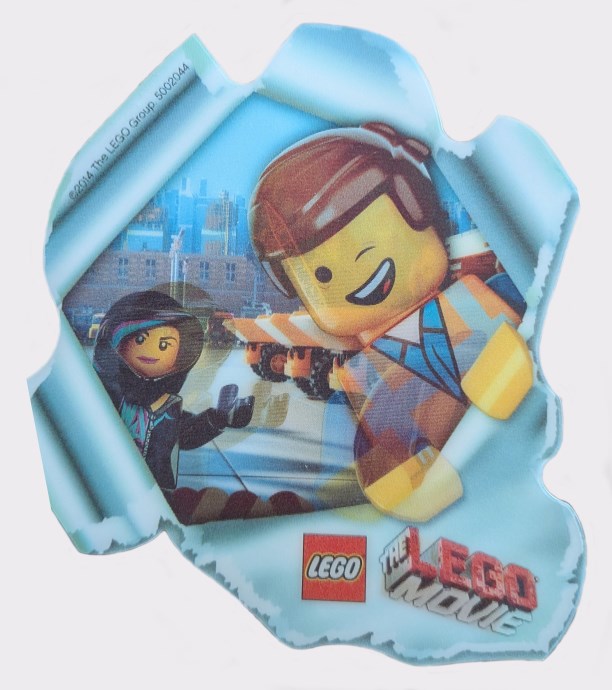 Emmet & Wyldstyle 3D sticker sheet
