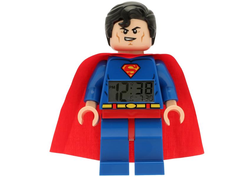 Superman Minifigure Clock