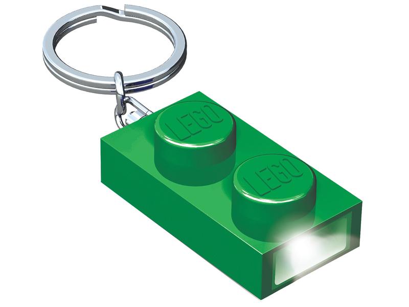 LEGO 1x2 Brick Key Light (Green)