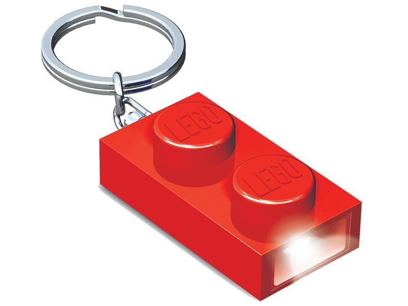 LEGO 1x2 Brick Key Light (Red)