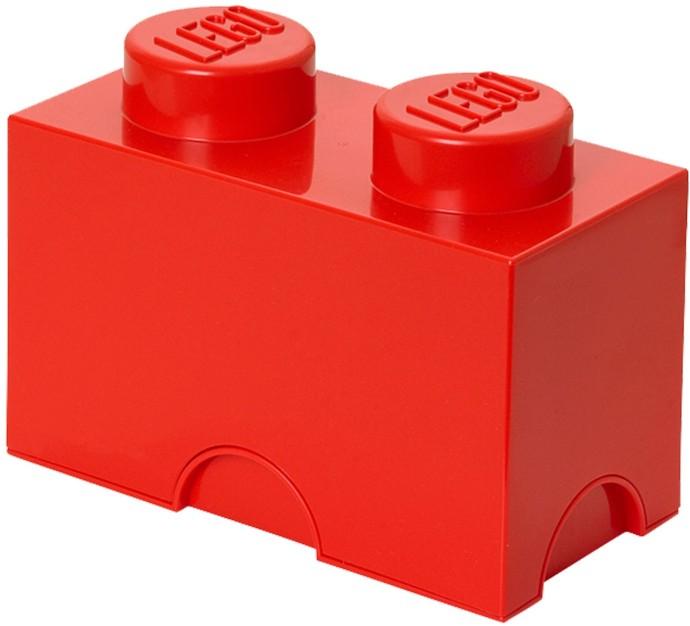 2 stud Red Storage Brick