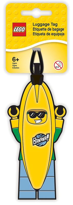 LEGO Banana Guy Luggage Tag