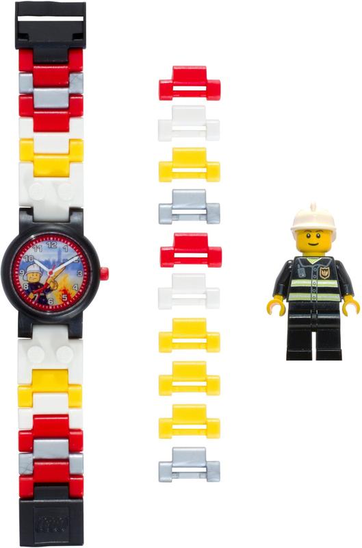 City Firefighter Minifigure Link Watch