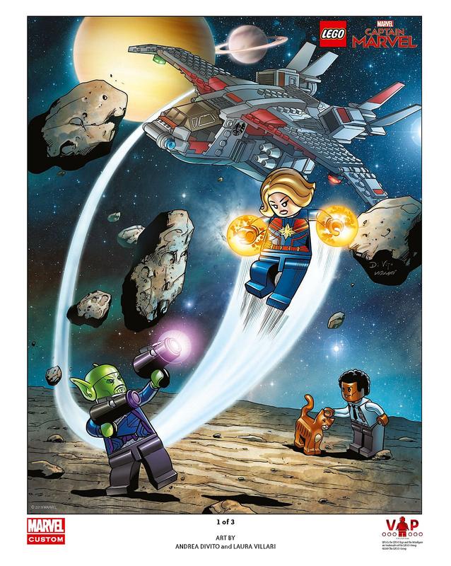 Captain Marvel Art Print