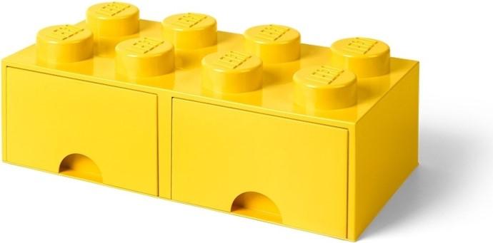 8 Stud Brick Drawer Yellow