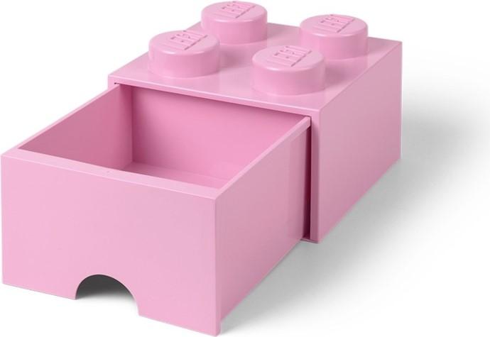 LEGO 4 Stud Light Purple Storage Brick Drawer