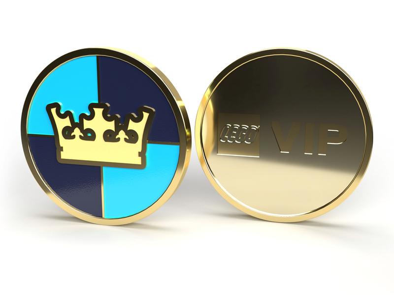 Castle logo collectable coin
