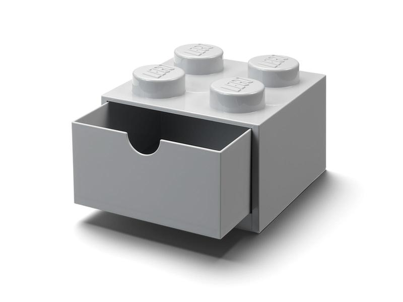 4 Stud Desk Drawer Gray