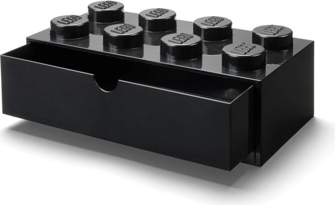 8 Stud Desk Drawer Black