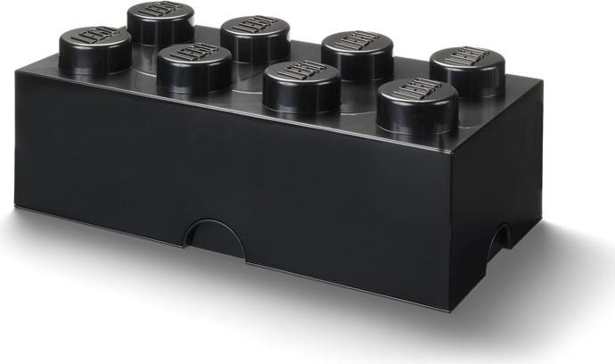 8 Stud Storage Brick Black