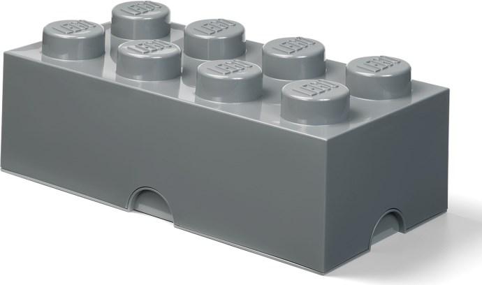 8 Stud Storage Brick Gray