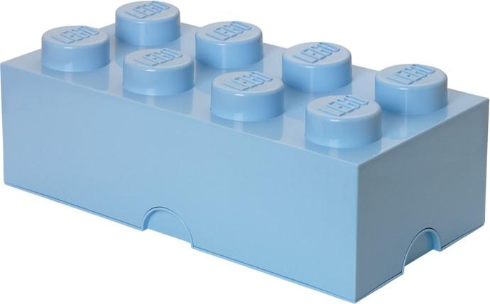 8 Stud Storage Brick Light Blue