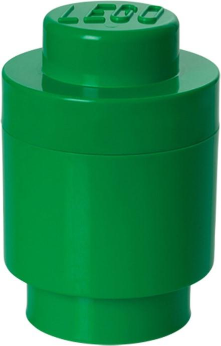 1 Stud Round Storage Brick Green