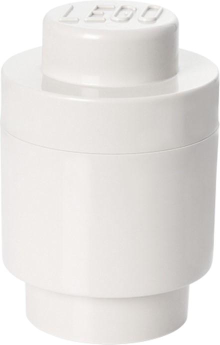 1 Stud Round Storage Brick White
